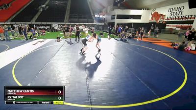 130 lbs Semifinal - Matthew Curtis, Oregon vs Ry Talbot, Nevada