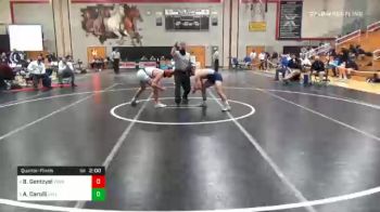 126 lbs Quarterfinal - Brayden Gentzyel, York Suburban vs Anthony Carulli, Dallastown