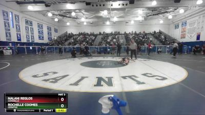 110 lbs Cons. Round 4 - Rochelle Coomes, Cerritos vs Nalani Reglos, Camarillo