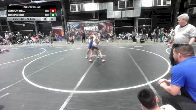 78 lbs 2nd Place - Landon Bell, Thundercats WC vs Joseph Rios, Sunnyside WC