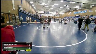 40-42 lbs Round 1 - River Lowe, Aviators Wrestling Club vs Branson Jacobs, Mountain Ridge