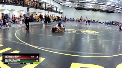 125 Freshman/Soph Semifinal - Jacob Campbell, Henry Ford College vs Dominic Pascoe, Averett University