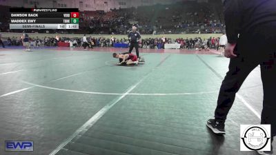 94 lbs Semifinal - Dawson Back, Verdigris vs Maddex Ewy, Tonkawa