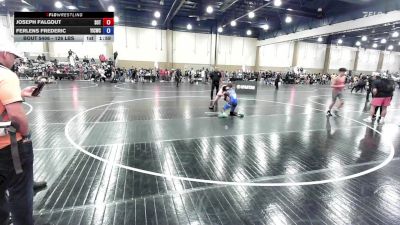126 lbs Consi Of 8 #2 - Joseph Falgout, SONS OF THUNDER vs Ferlens Frederic, Youth Impact Center Wrestling Club