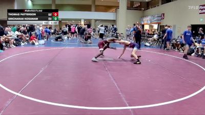 106 lbs 4th Wrestleback (32 Team) - Sricharan Kosanam, Funky Boyz vs Thomas Patterson, Team GATA
