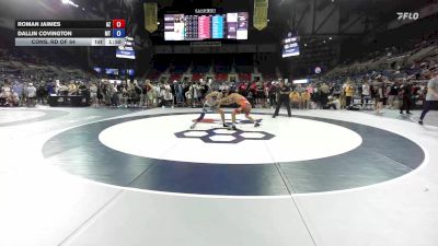 132 lbs Cons. Rd Of 64 - Roman Jaimes, AZ vs Dallin Covington, MT