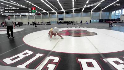 125 lbs Round 3 - Travis Clawson, Clarion vs Ben Monn, George Mason