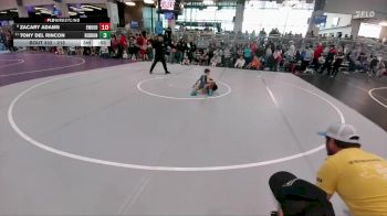 61 lbs Champ. Round 1 - Leonardo Bustos, Nolfpack Wrestling Academy vs Johnny Ekster, Spring Klein Wrestling Club