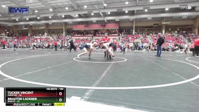 150 lbs Quarterfinal - Braxton Lackner, Bobcat vs Tucker Vincent, Maize WC