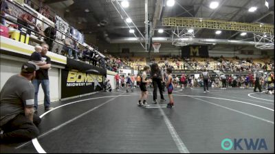 60 lbs Consi Of 4 - Jackson Smith, Standfast vs Wyatt Tate, Bridge Creek Youth Wrestling