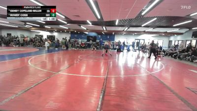 147 lbs Cons. Semi - Sidney Copeland-Miller, Idaho vs Rowdy Conn, Hawk Wrestling Club