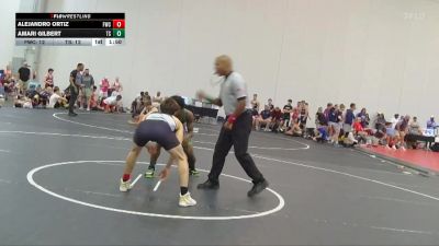 132 lbs Round 1 (6 Team) - Alejandro Ortiz, Fuller Wrestling Center vs Amari Gilbert, Team Snapdown