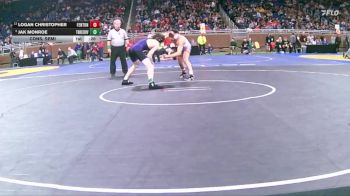 D2-138 lbs Cons. Semi - Jak Monroe, Three Rivers vs Logan Christopher, Fenton