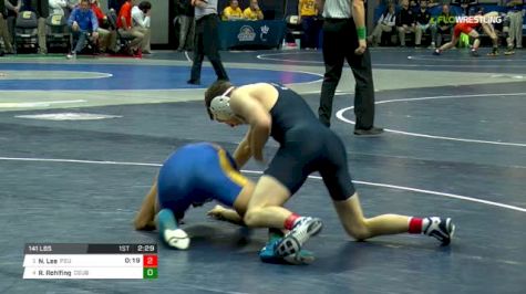 141 lbs Quarterfinal - Nick Lee, Penn State vs Russell Rohlfing, CSU-Bake