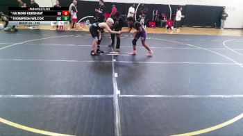 105 lbs Round 3 - Ka`mori Kershaw, Devilcats vs Thompson Wilcox, Grizzlies Wrestling Club