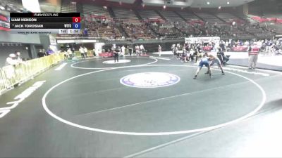 144 lbs 3rd Place Match - Liam Henson vs Jack Torosian, World Team Training Center