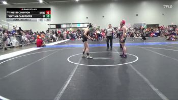 135 lbs Cons. Round 3 - Tristin Compton, Hoisington Jr Cardinal Wrestling Club vs Kaylyn Carpenter, The Farm