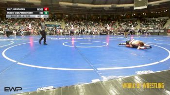 67 lbs Consi Of 16 #1 - Nico Lissenden, Ruthless WC vs Jaxon Wolfenberger, Keystone Wrestling Club