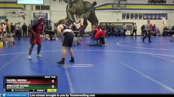 JV-21 lbs Round 2 - Nasibu Aruna, Cedar Rapids Washington vs Breckon Rozek, Benton Community