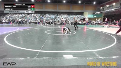 46 lbs Consi Of 8 #2 - Xander Licea, Caruthers vs Logan Le, Rancho Bernardo Wrestling Club (RBWC)
