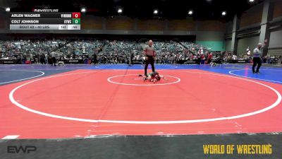 40 lbs Semifinal - Arlen Wagner, Wyoming Underground vs Colt Johnson, Greenwave Youth Wrestling Club