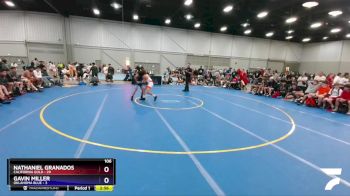 106 lbs Placement Matches (8 Team) - Nathaniel Granados, California Gold vs Gavin Miller, Oklahoma Blue