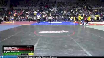 215 lbs Cons. Round 3 - Cayden Berryhill, G2 WC vs Dennis Rottmann, Highland Bulldog Jr. WC