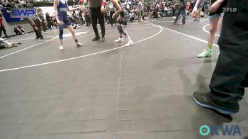73 lbs Quarterfinal - Clementina Zapata, OKC Saints Wrestling vs Jaxon Walker, Harrah Little League Wrestling