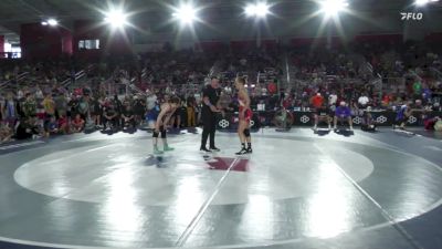 72 lbs 3rd Place Match - Kaylynn Albrecht, USOPTC/ Titan Mercury Wrestling Club (TMWC) vs Elleni Johnson, Laker Wrestling Club