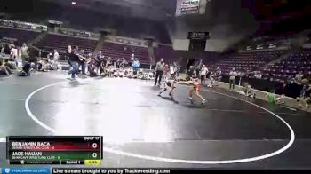 63 lbs Round 5 (10 Team) - Jace Hauan, Bear Cave Wrestling Club vs Benjamin Baca, Duran Wrestling Club