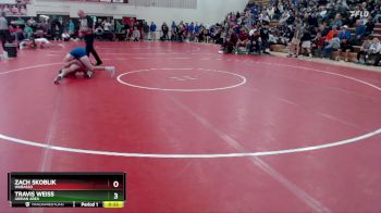 133 lbs Cons. Round 3 - Zach Skoblik, Wabasso vs Travis Weiss, Adrian Area