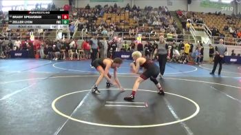 140 lbs Champ. Round 1 - Zeller Lyon, Fire Wrestling Club vs Brady Speakman, West Geauga