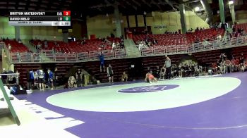 150 lbs Semis (4 Team) - Britton Matejovsky, Eaglecrest vs David Melo, Lincoln Southeast