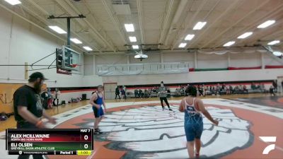 135-160 lbs 3rd Place Match - Eli Olsen, Greybull Basin Athletic Club vs Alex Mcillwaine, North Big Horn Rams