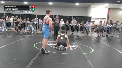 190 lbs Round Of 64 - Dylan Frass, OH vs Hunter Snyder, PA