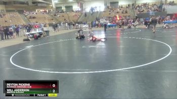 125 lbs Cons. Round 2 - Will Anderson, Heritage Outlaws vs Peyton Pickens, Blackman Wrestling Club