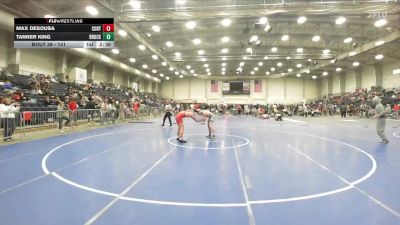 141 lbs Champ. Round 1 - Tanner King, Brockport vs Max DeSousa, Cortland