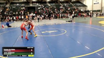 126 lbs Champ. Round 2 - Dax Koedam, SBL Warriors vs Evan Kucera, Pleasanton