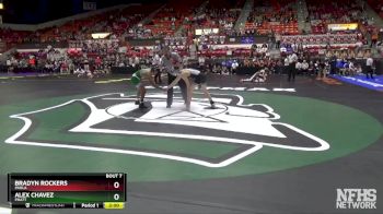 4A 106 lbs Champ. Round 1 - Bradyn Rockers, Paola vs Alex Chavez, Pratt