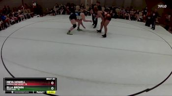 238 lbs Round 7 (8 Team) - Ella Brown, Team Iowa vs Meya Howell, Kansas Pink Gecko