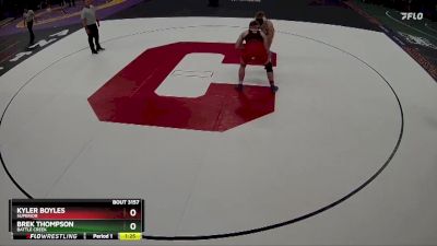 Quarterfinal - Brek Thompson, Battle Creek vs Kyler Boyles, Superior