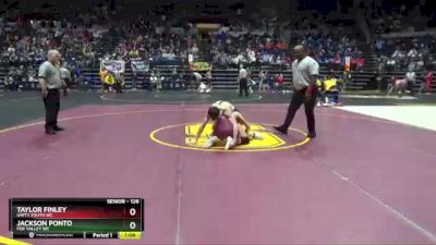 126 lbs Cons. Round 2 - Taylor Finley, Unity Youth WC vs Jackson Ponto, Fox Valley WC