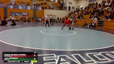 215 lbs Cons. Round 3 - Levi Goodrich, Century vs Ocean Keliikoa-Sparks, McMinnville
