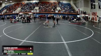 126 lbs Champ. Round 1 - Kamryn Ginyard, Archbishop Curley vs Eric Pappas, Mount Saint Joseph
