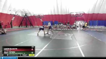 285 lbs Round 3 (4 Team) - Justin Blascyk, WCAABE vs Riley Peters, Pequot Lakes/Pine River Backus A