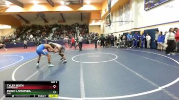 157 lbs Round 2 - Tyler Roth, Camp Verde vs Meiko Lomatska, Hopi