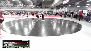 140 lbs Cons. Round 2 - Trevor Sundlie, Ozark Youth Wrestling-AAA vs Gabe Mitchell, Platte County Wrestling Club-AAA