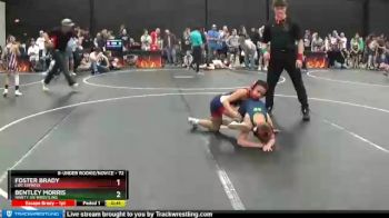 72 lbs Quarterfinal - Foster Brady, LWC Express vs Bentley Morris, Ninety Six Wrestling