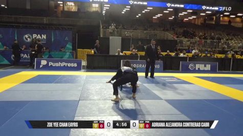 Adriana Alejandra Contreras Cabr vs Zoe Yee Chan Eayrs 2025 Pan Jiu Jitsu IBJJF Championship