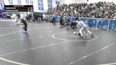 105 lbs Cons. Round 1 - Gwen Lopez, Alta Loma vs Alexis Dillard, Aliso Niguel